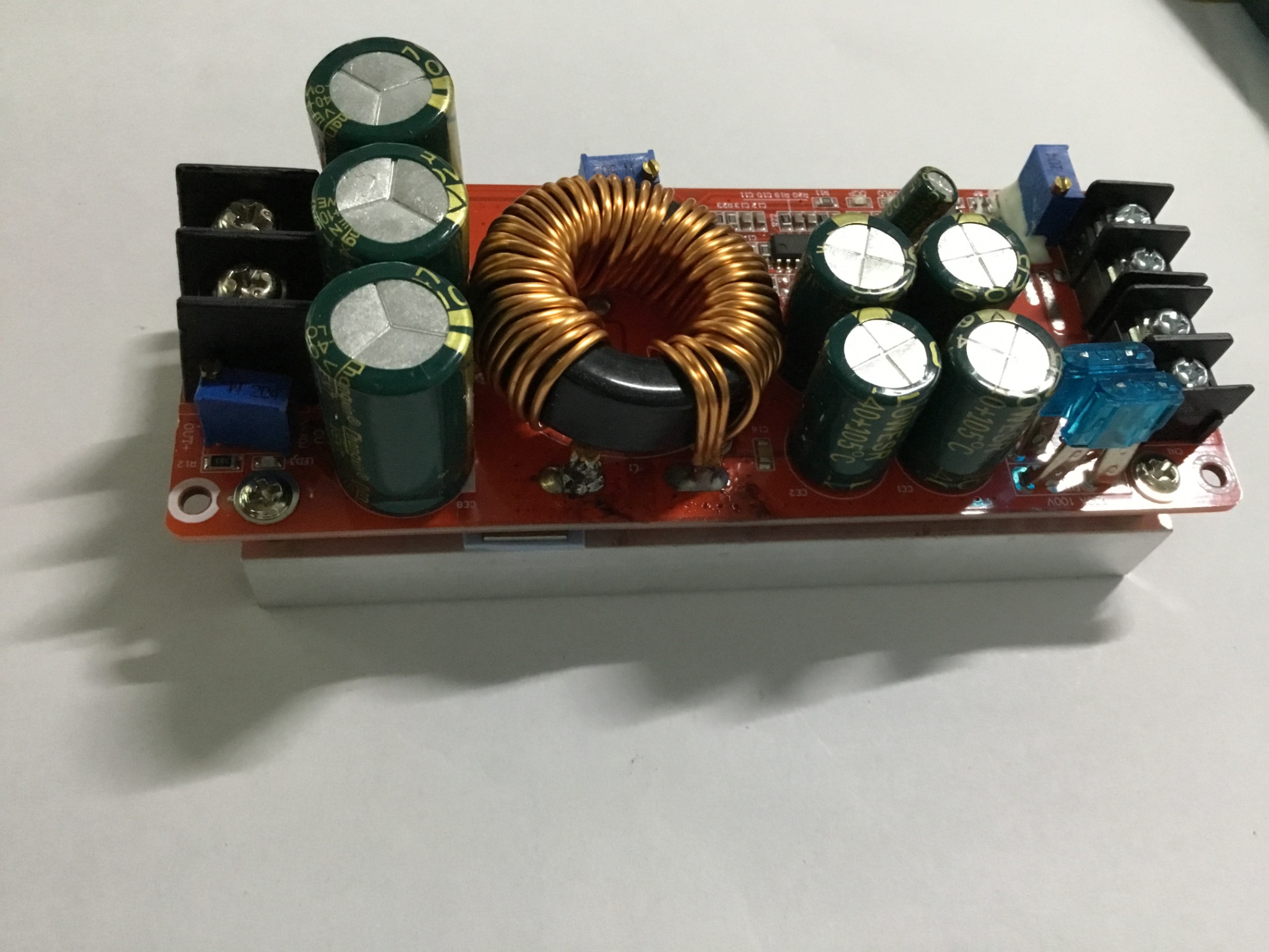 Mô Đun Tăng Áp 8-60V Sang 12-83V 1200W 20A DC Cho Xe Hơi Mạch Tăng Áp DC-DC 18A 1200W Vào 10-60VDC Ra 12-83VDC