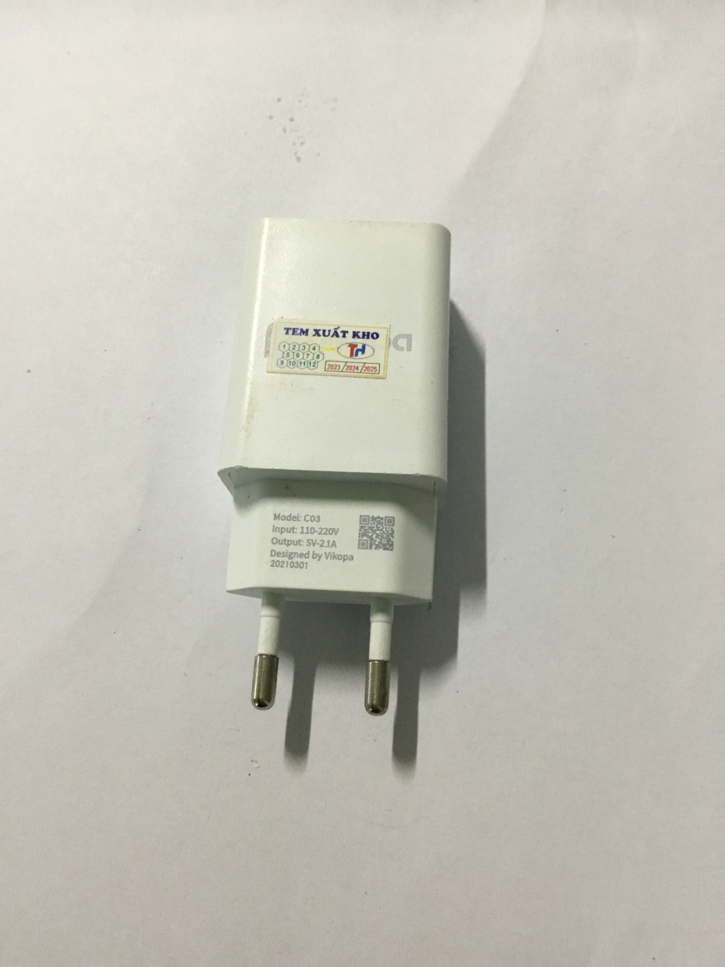 Củ sạc 5V 2.1A (hàng công ty)