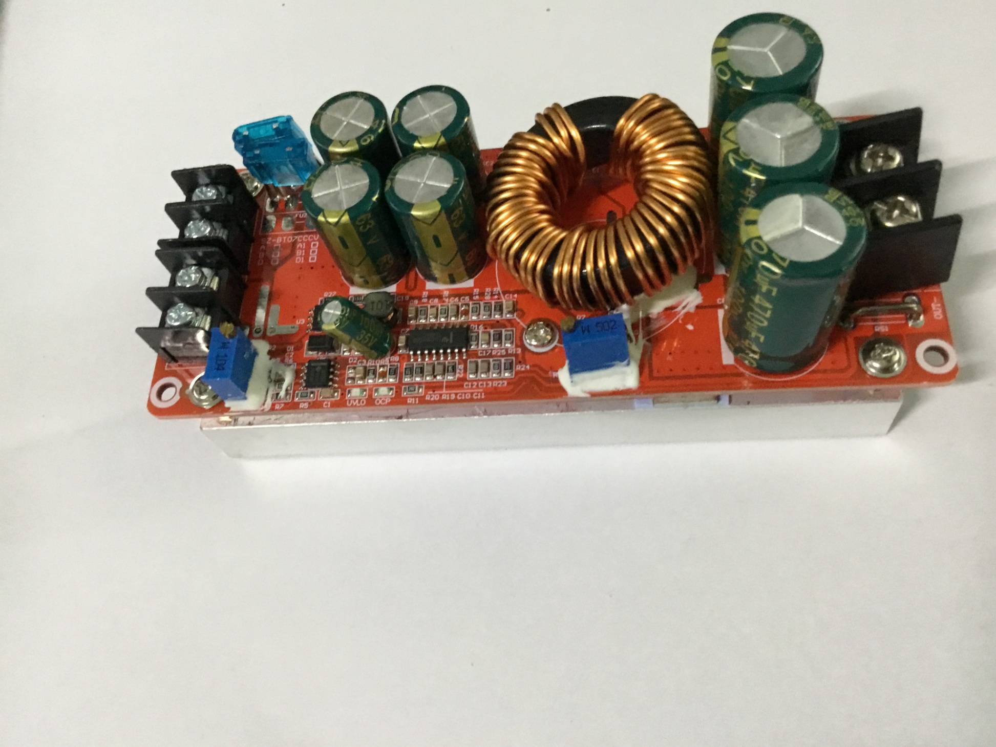 Mô Đun Tăng Áp 8-60V Sang 12-83V 1200W 20A DC Cho Xe Hơi Mạch Tăng Áp DC-DC 18A 1200W Vào 10-60VDC Ra 12-83VDC