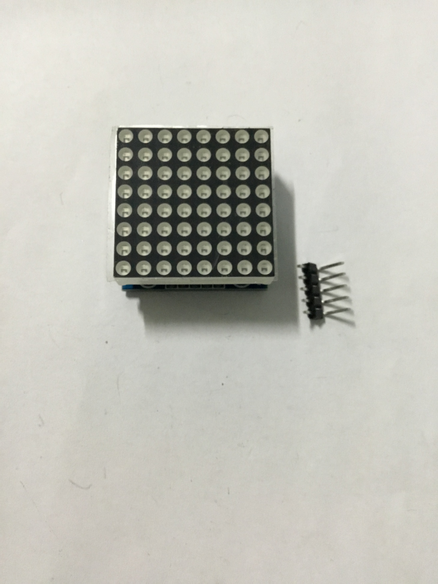 Module điều khiển hiển thị đèn LED MAX7219 8x8 (Màu xanh Dương)