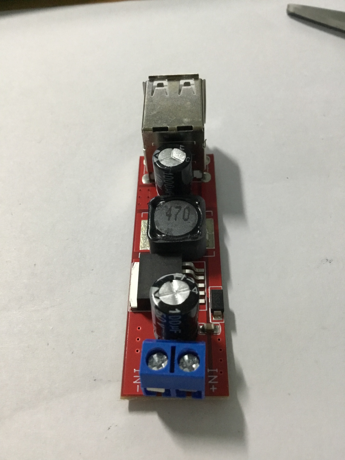 Module mạch điện Hạ Áp Lm2596S 5v Dc-Dc 3a (2 cổng USB)
