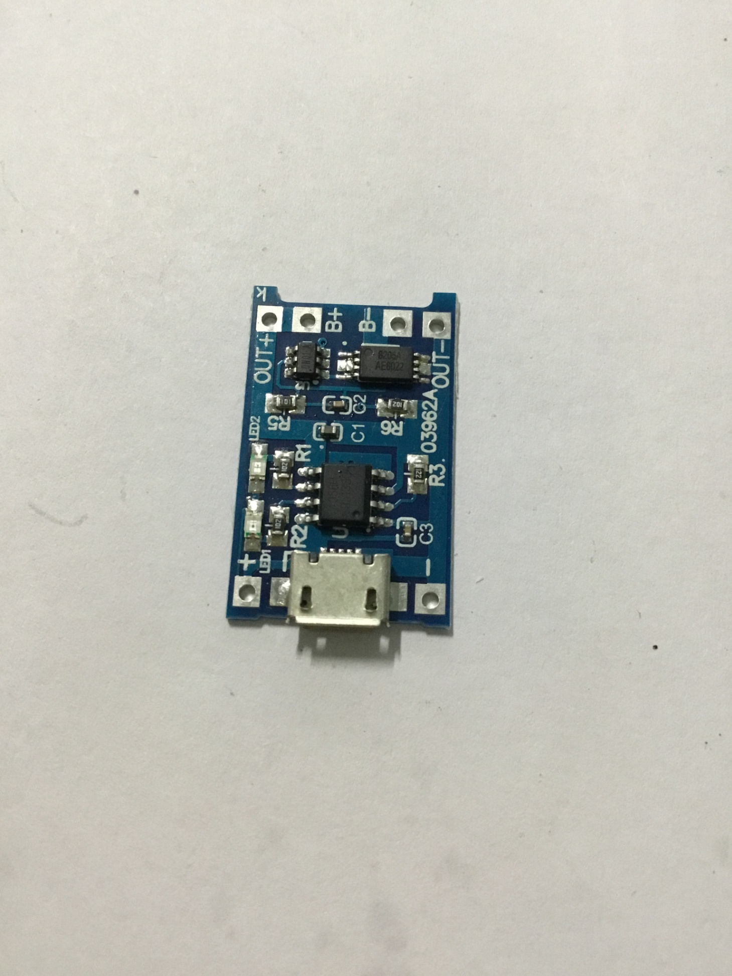 Module Sạc Pin Lithium Cổng Micro USB 5V 1A 18650 TP4056 Với Chức Năng Bảo Vệ Kép 1A Li-ion