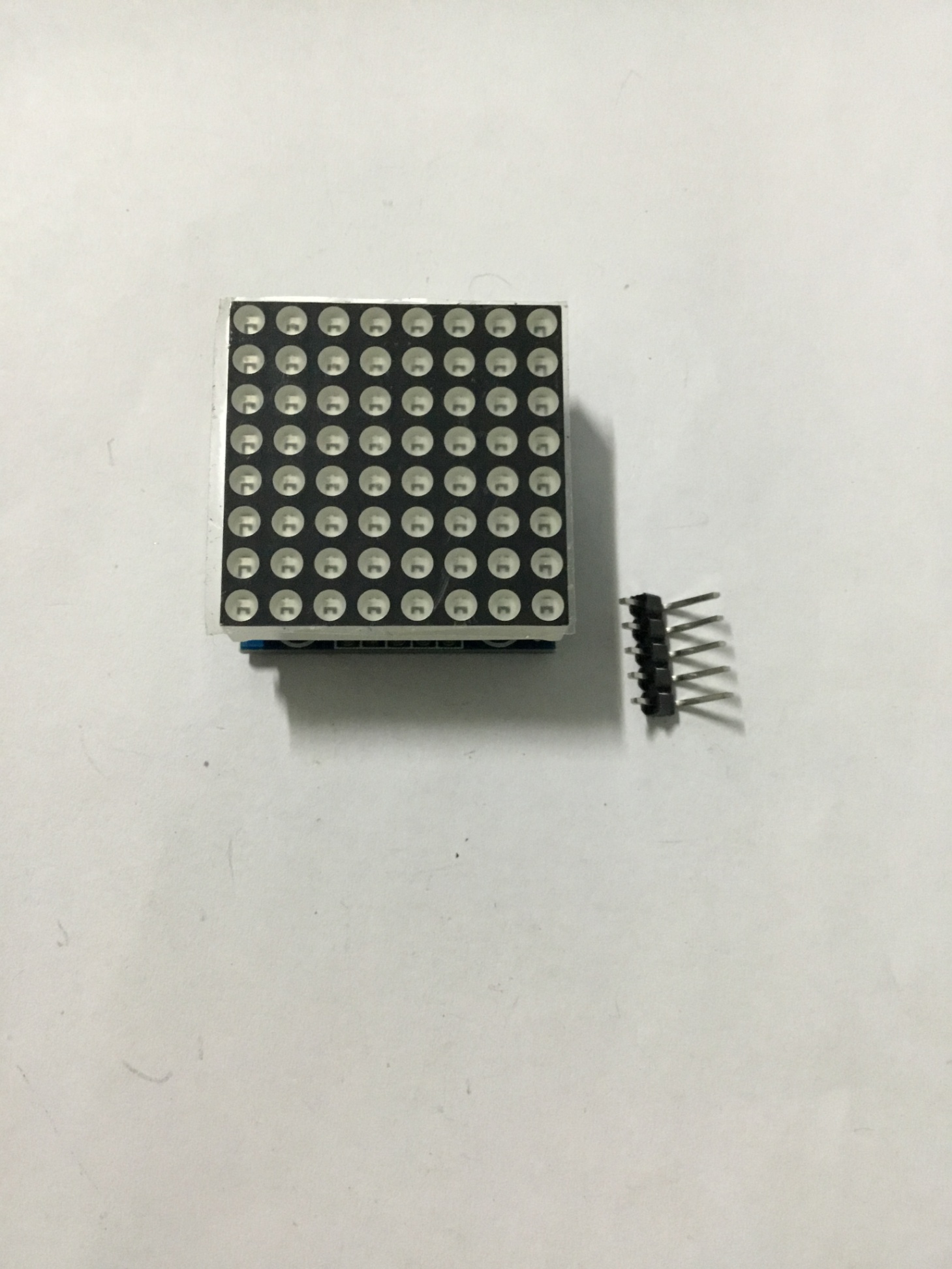 Module điều khiển hiển thị đèn LED MAX7219 8x8 (Màu xanh Dương)