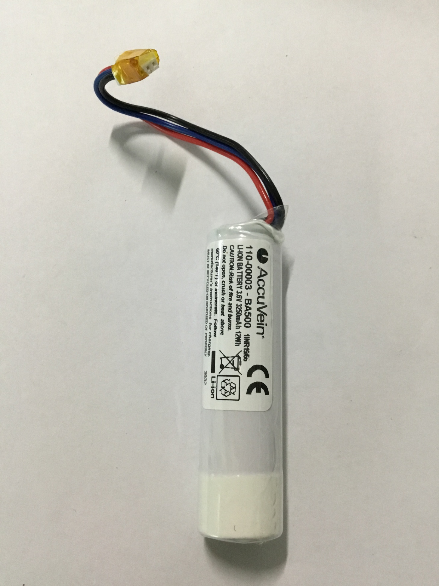 Pin Accuvein 3250mAh 3,6V 12Wh