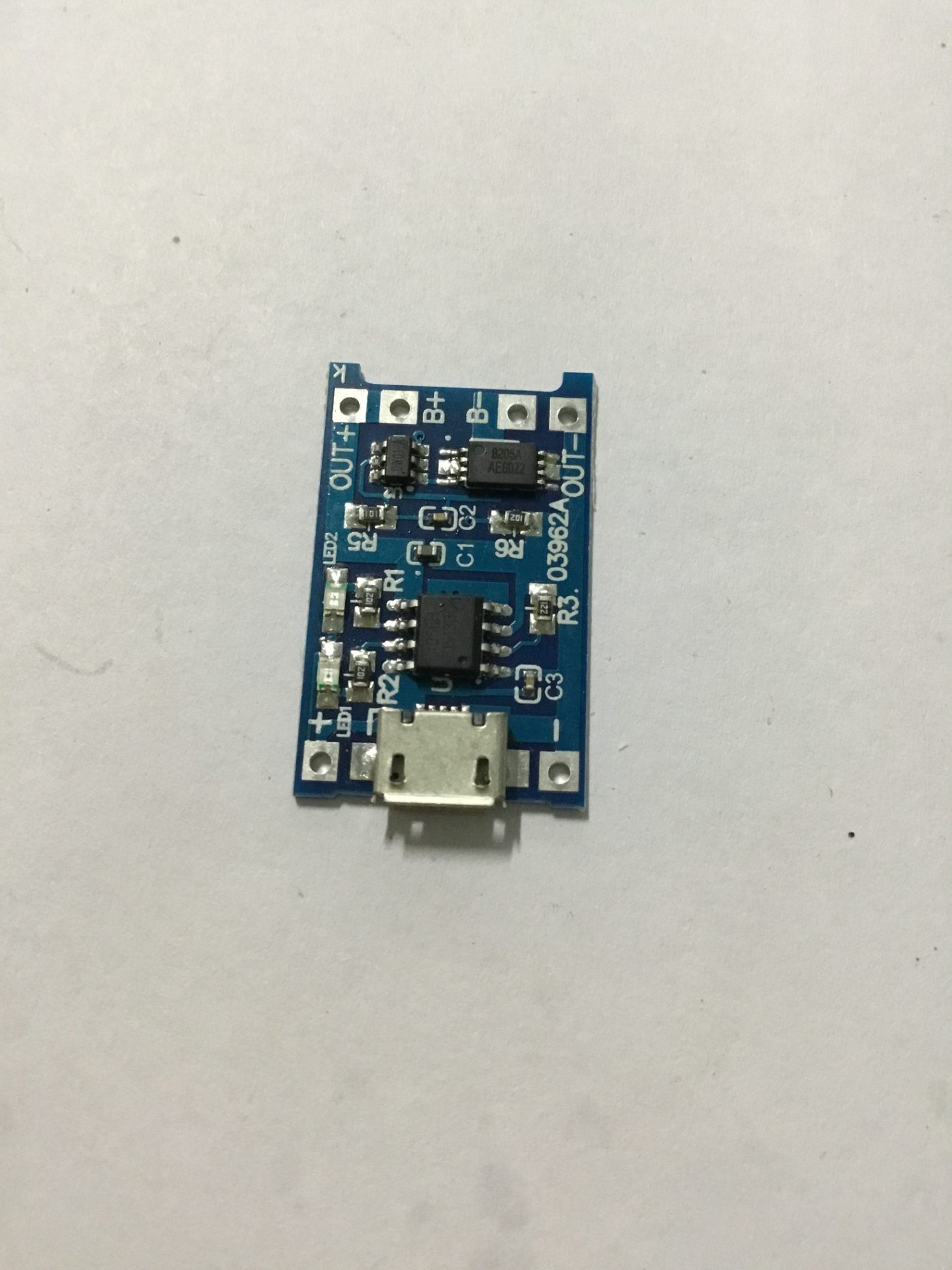 Module Sạc Pin Lithium Cổng Micro USB 5V 1A 18650 TP4056 Với Chức Năng Bảo Vệ Kép 1A Li-ion
