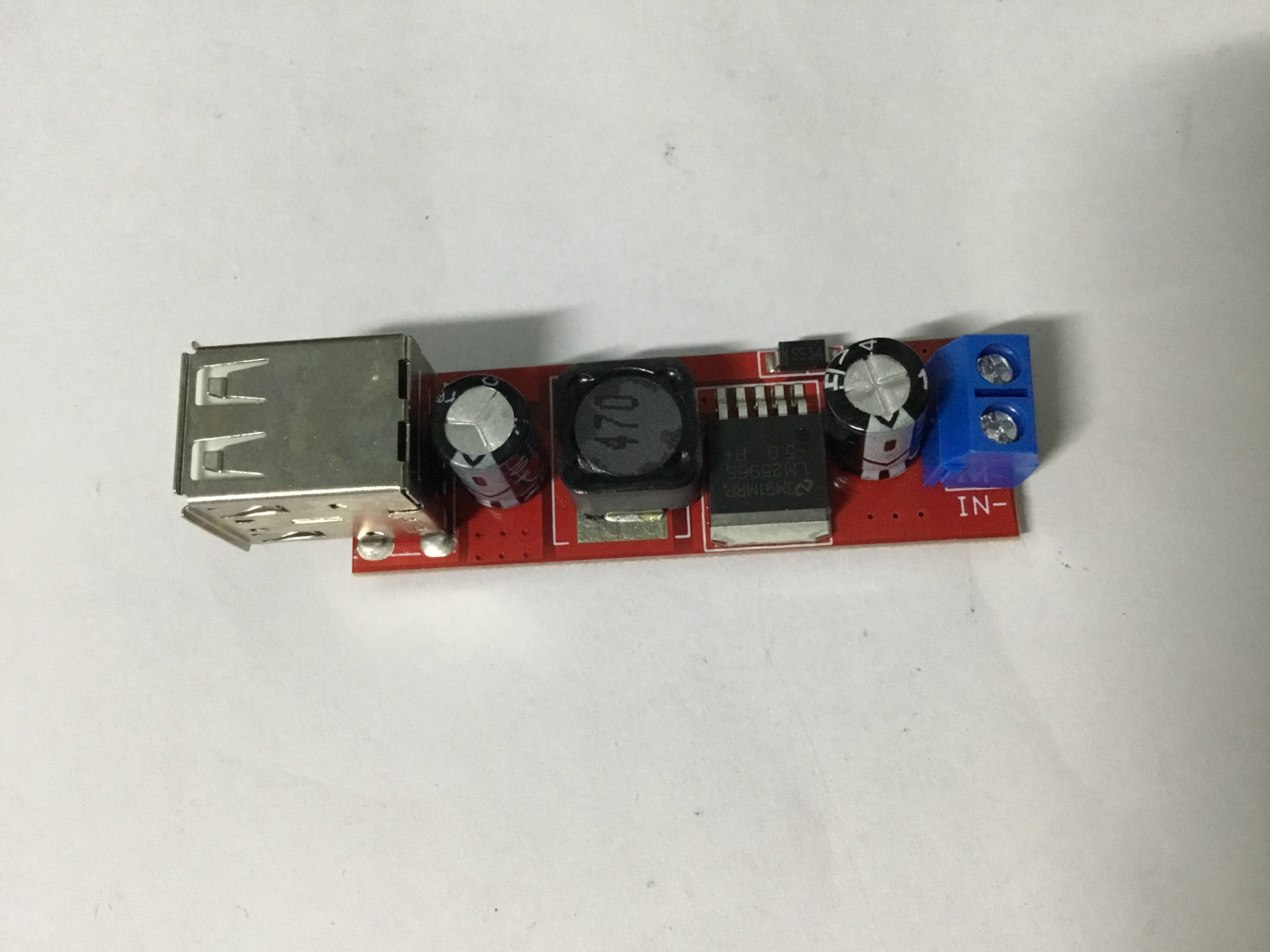 Module mạch điện Hạ Áp Lm2596S 5v Dc-Dc 3a (2 cổng USB)