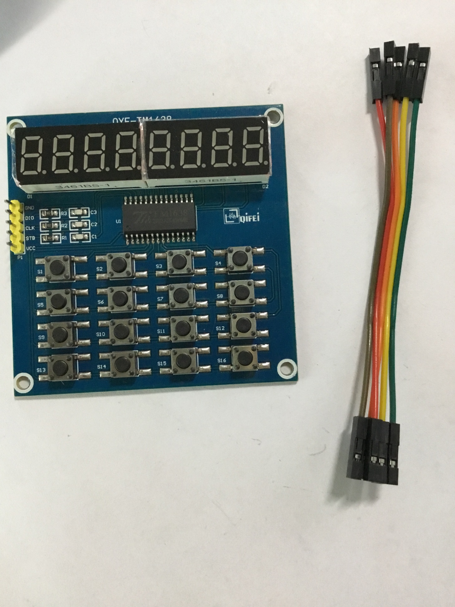 Module Hiển Thị 8 Led &16 Key TM1638