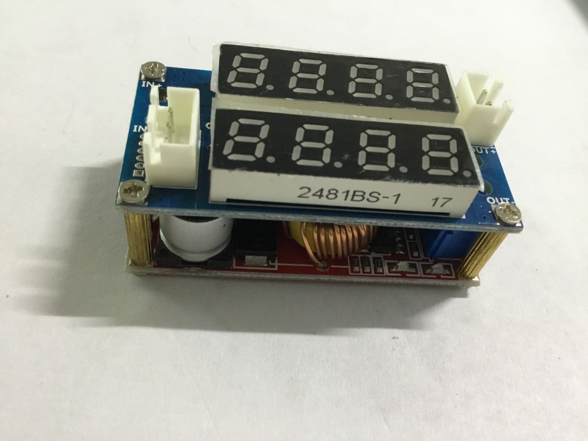 Mô Đun Điều Chỉnh Điện Áp Xl4015 5a Mô-đun sạc bước xuống CC / CV nguồn có thể điều chỉnh Vôn kế Ampe kế