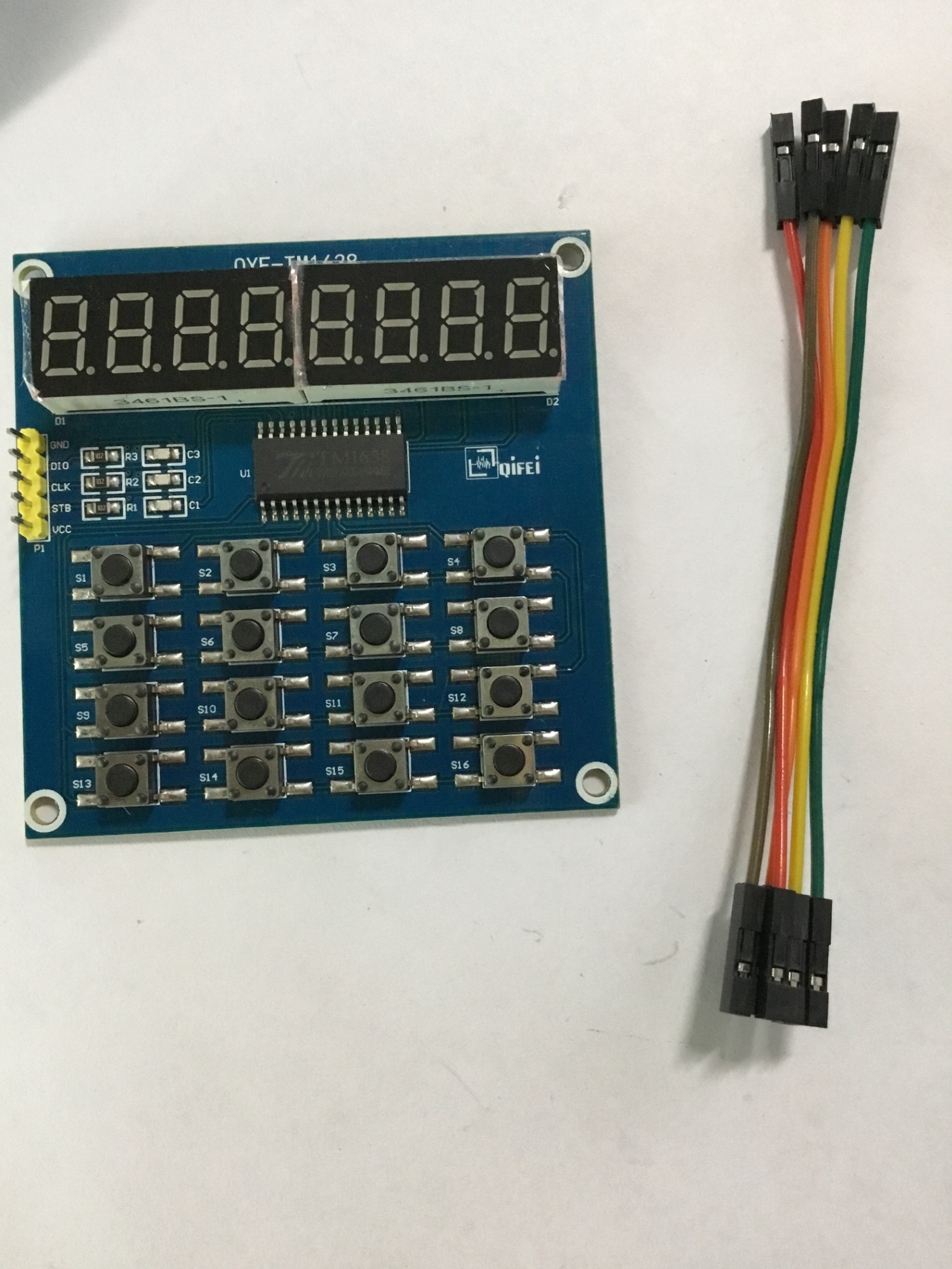 Module Hiển Thị 8 Led &16 Key TM1638