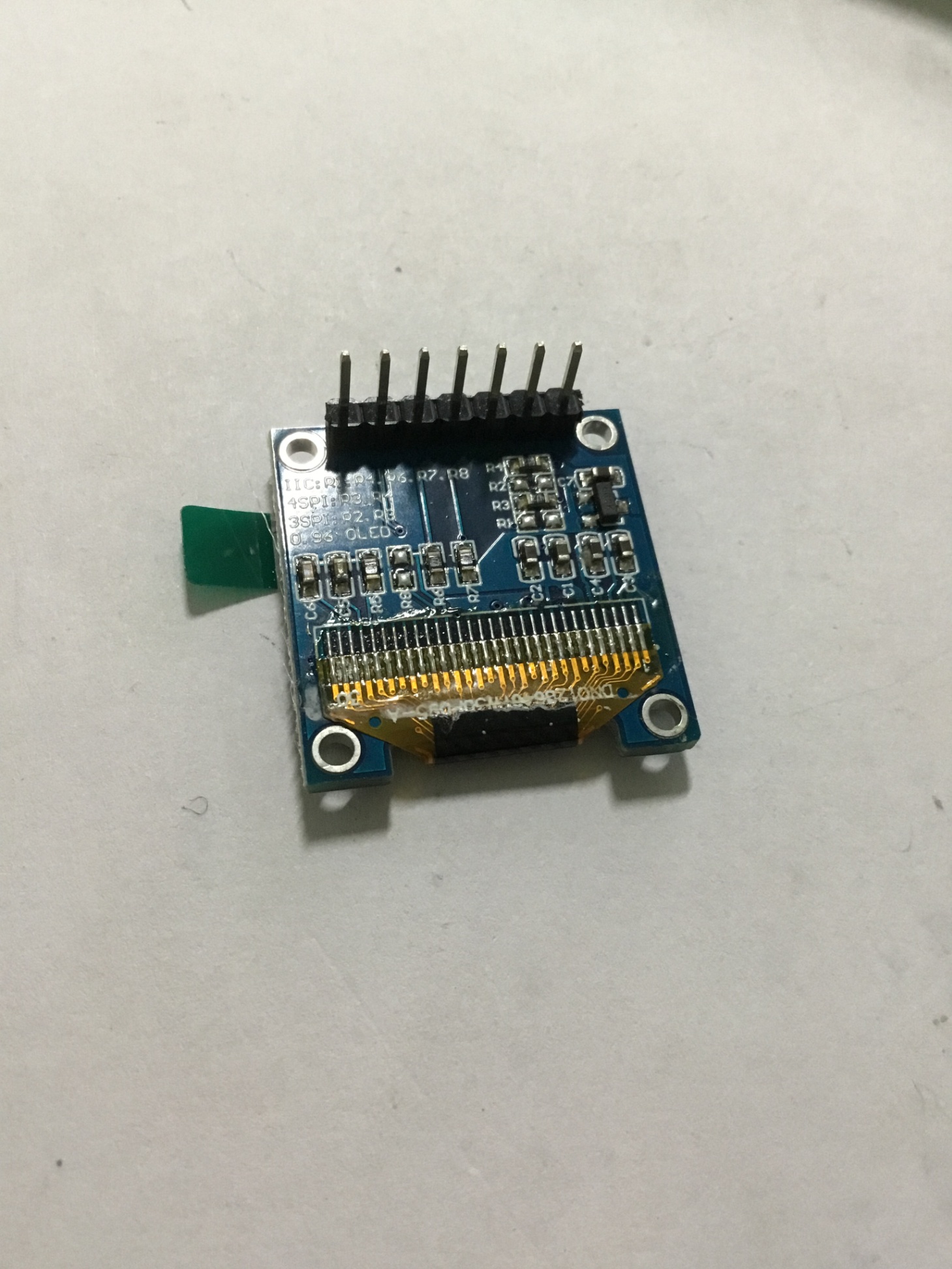 Màn Hình Lcd 0.96 Inch Iic Oled 128x64 I2C 7 pin (Màu trắng)