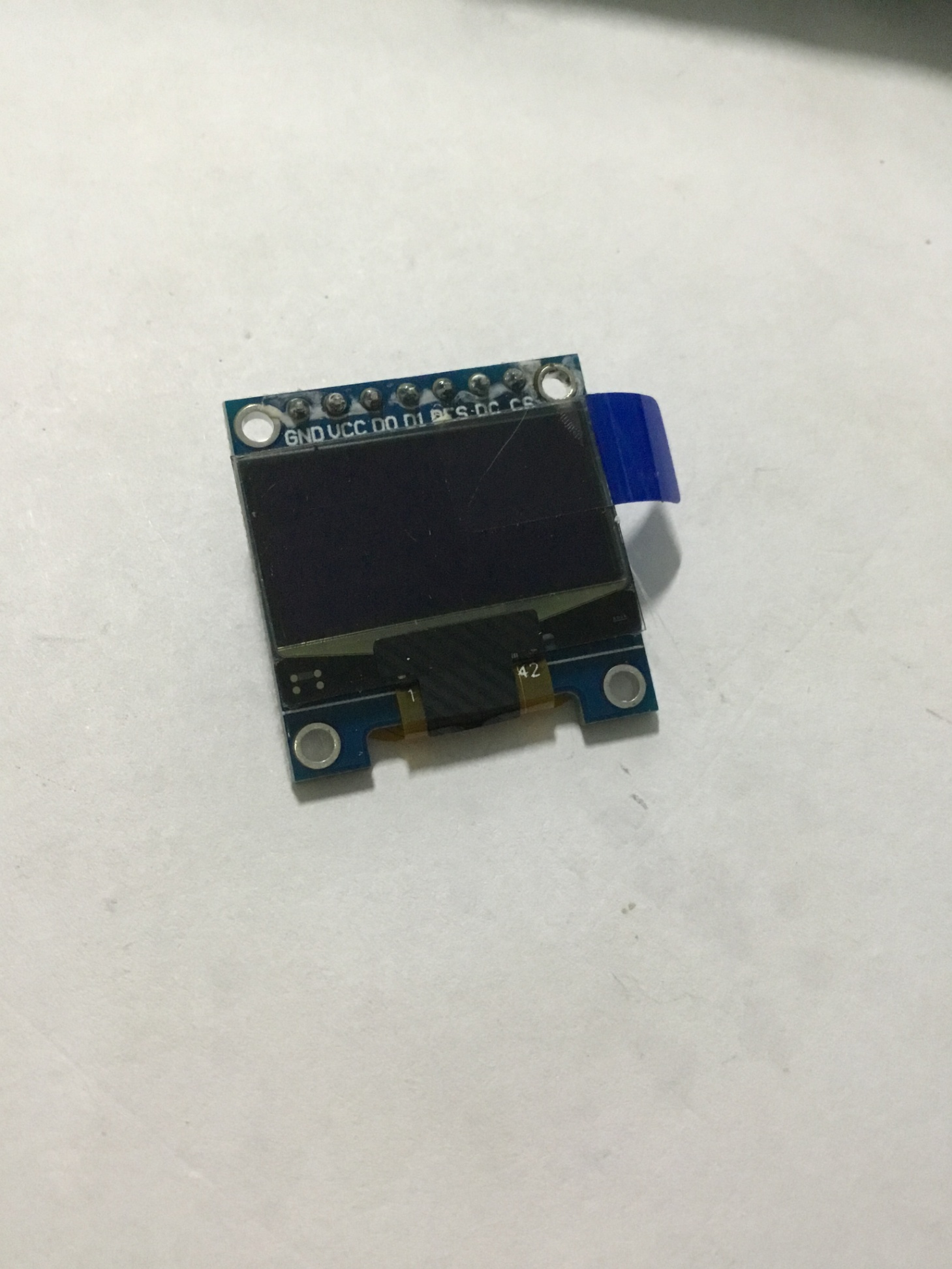 Màn Hình Lcd 0.96 Inch Iic Oled 128x64 I2C 7 pin (Màu blue xanh dương)