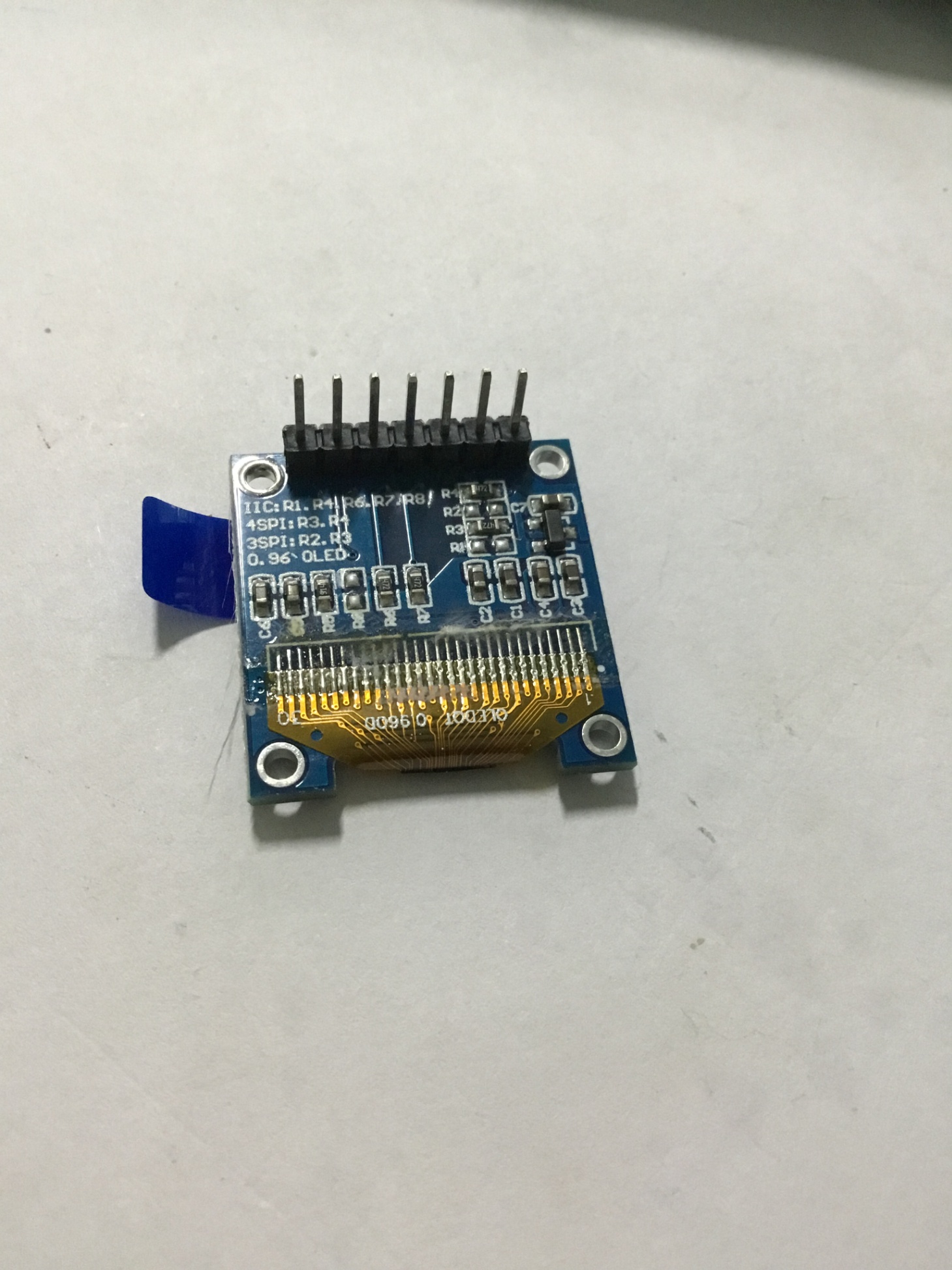 Màn Hình Lcd 0.96 Inch Iic Oled 128x64 I2C 7 pin (Màu blue xanh dương)