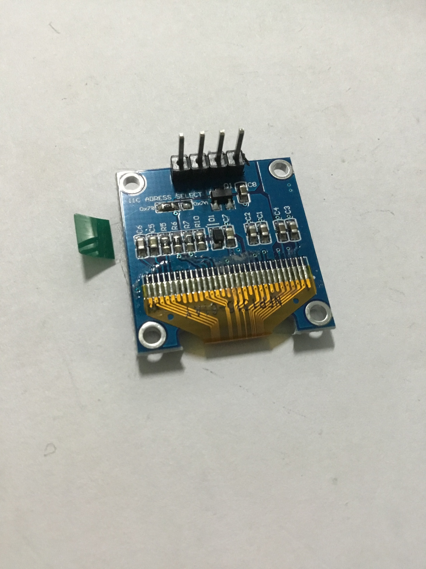 Màn Hình Lcd 0.96 Inch Iic Oled 128x64 I2C 4 pin (màu trắng)