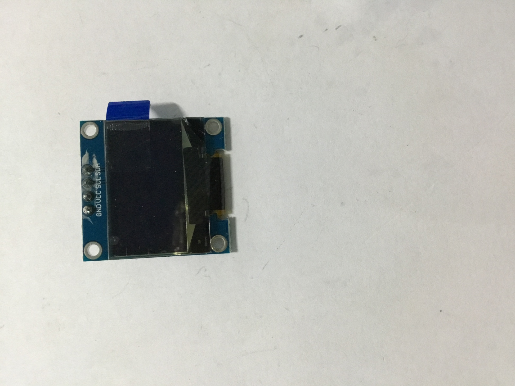 Màn Hình Lcd 0.96 Inch Iic Oled 128x64 I2C(Màu vàng)
