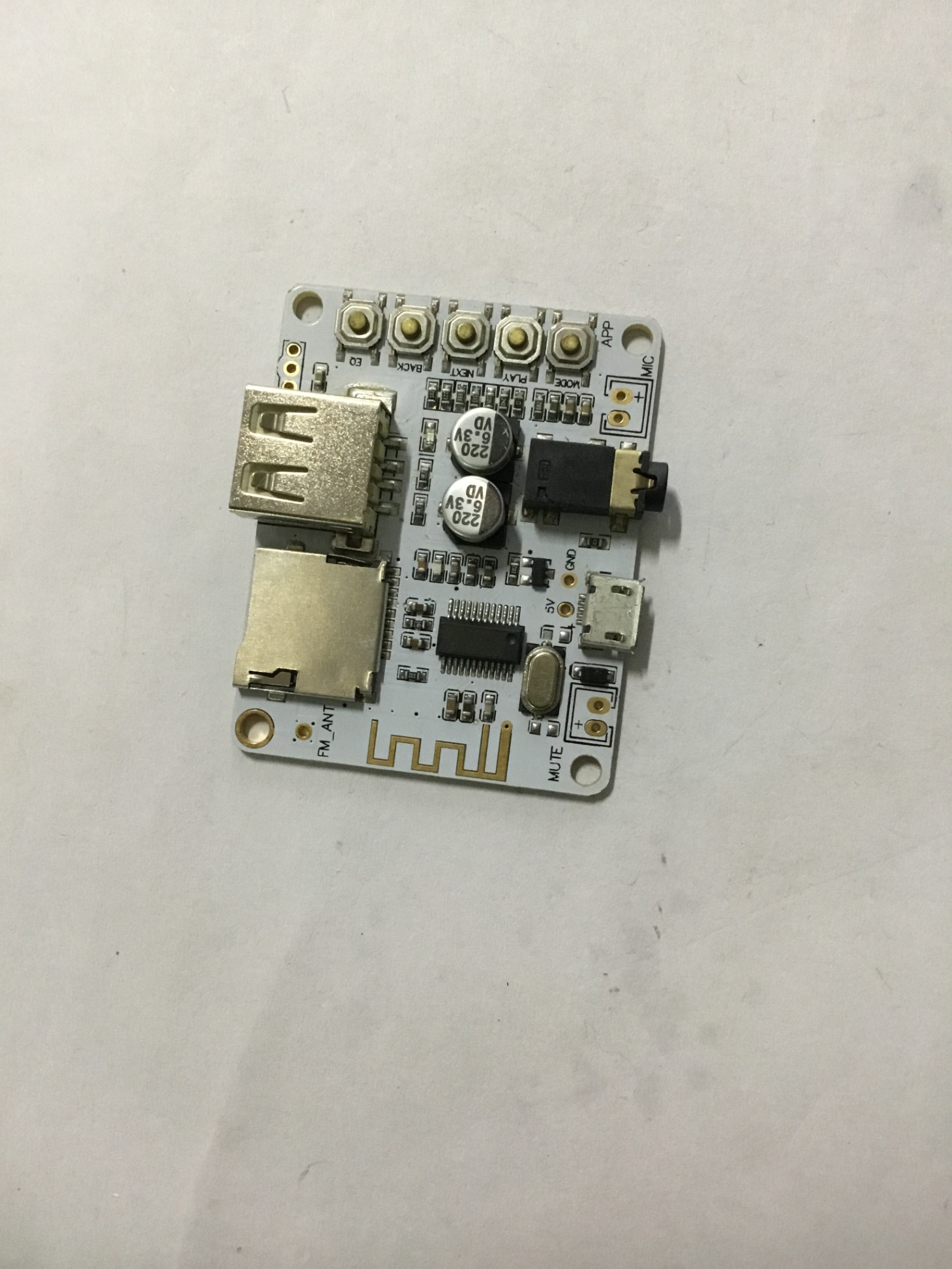 Mạch giải mã âm thanh bluetooth tích hợp USB thẻ nhớ