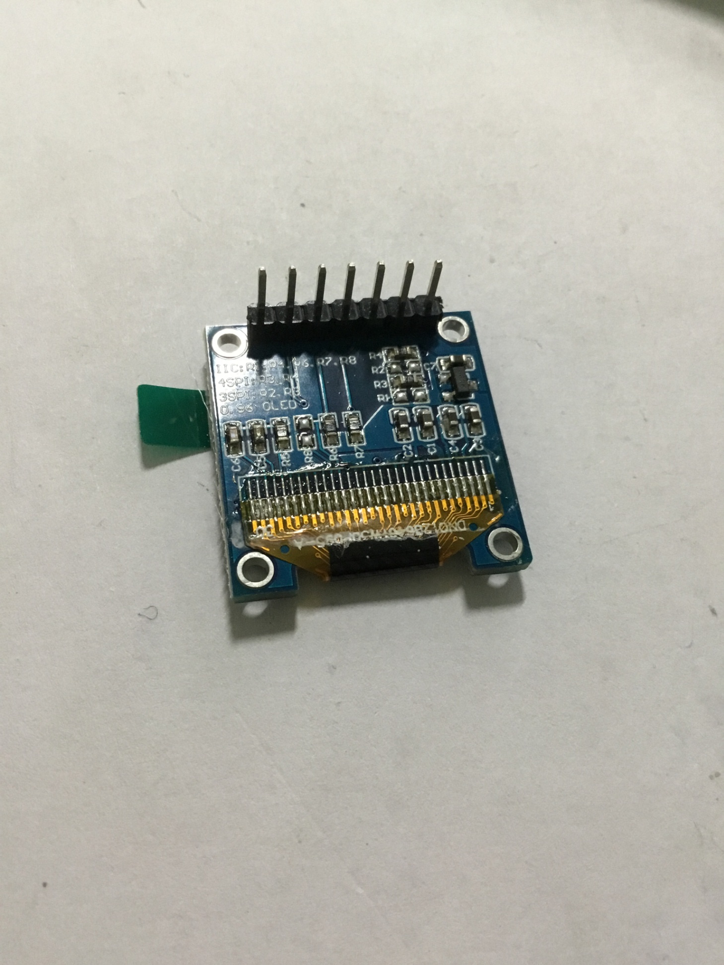 Màn Hình Lcd 0.96 Inch Iic Oled 128x64 I2C 7 pin (Màu trắng)