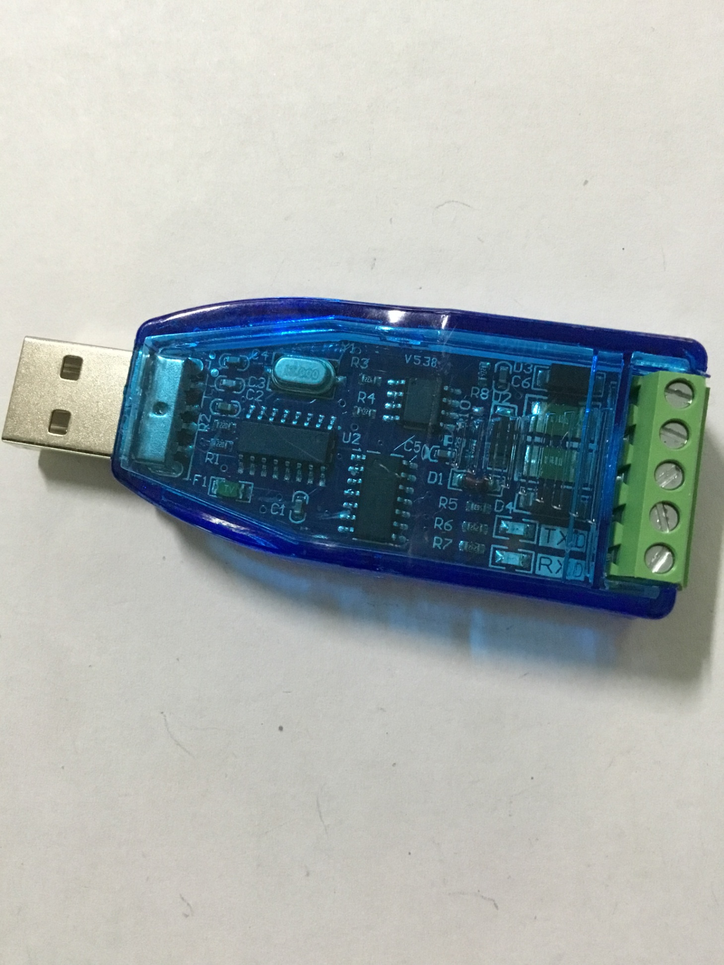 Bộ chuyển đổi USB sang RS485 RS232 V2.0 kết nối chip CH340