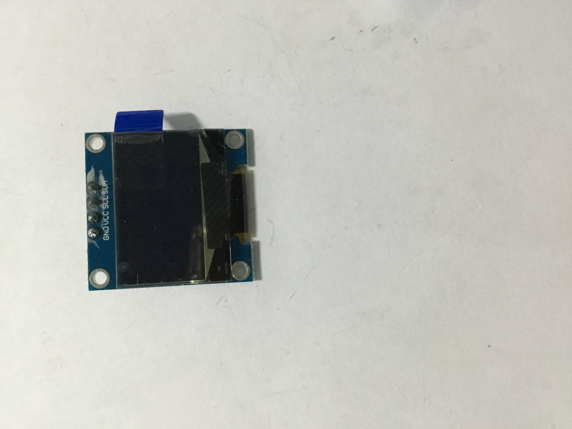 Màn Hình Lcd 0.96 Inch Iic Oled 128x64 I2C(Màu vàng)