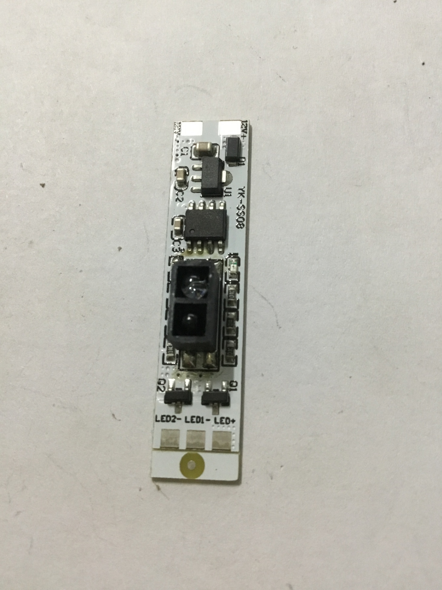 Mô-đun cảm biến quét tay 12V DC 50-80mm cảm biến công tắc quét khoảng cách ngắn cho đèn Led tủ chén bát