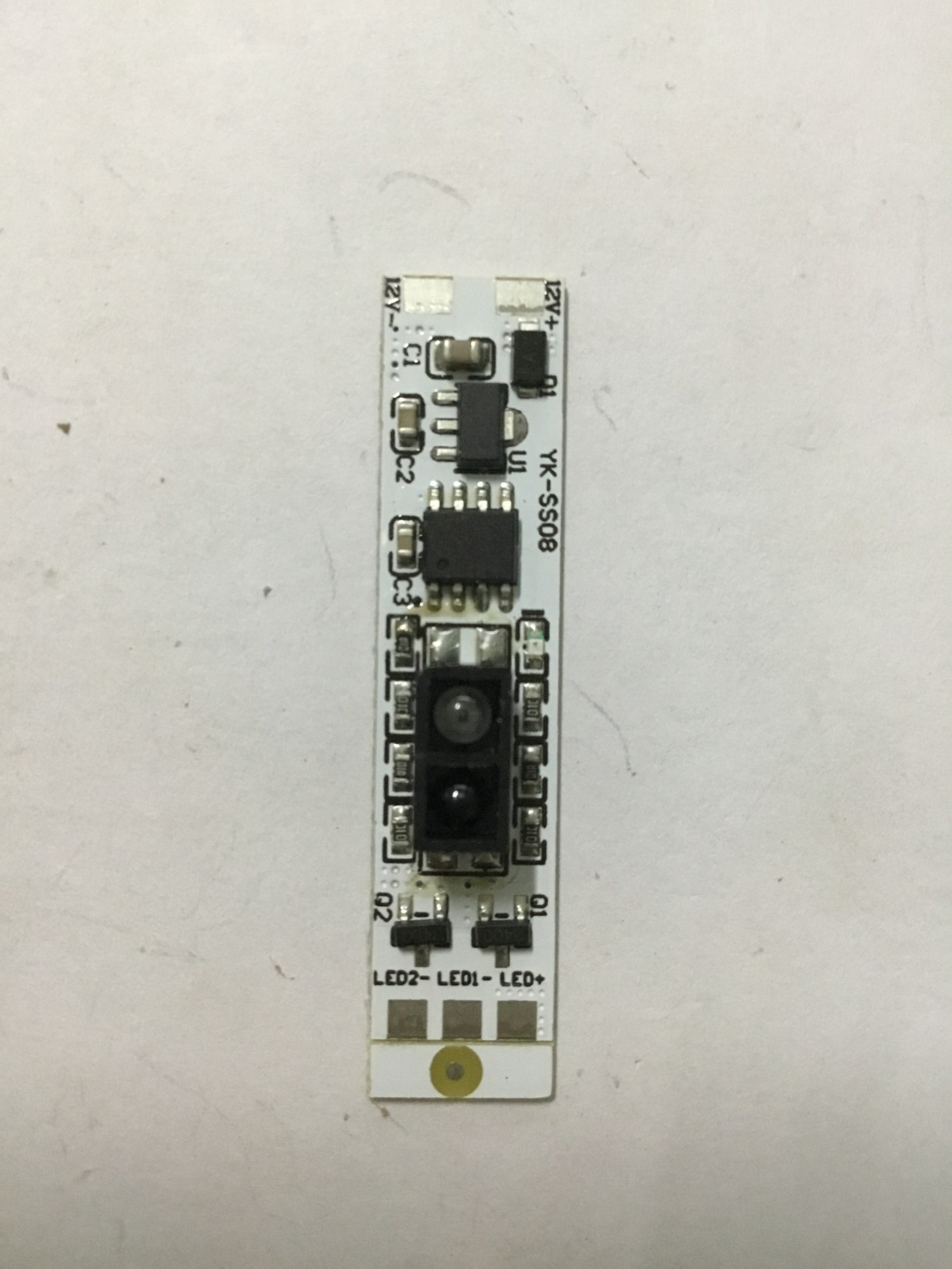 Mô-đun cảm biến quét tay 12V DC 50-80mm cảm biến công tắc quét khoảng cách ngắn cho đèn Led tủ chén bát