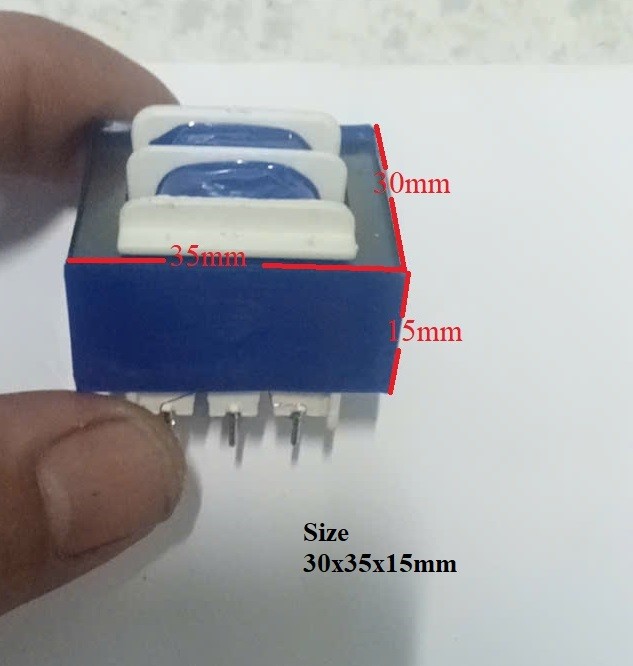 Biến áp máy giặt sanyo 220v - 12V 350mA hàng mới