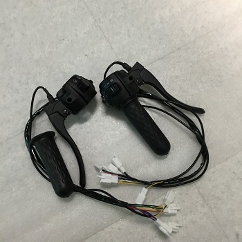 Bộ tay ga xe điện đời mới (tay ga + 2 tay phanh + công tắc xả)