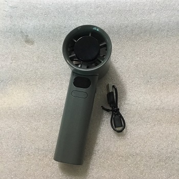 Quạt cầm tay mini 120 tốc độ,tiện lợi,cổng sạc Type C (màu xám ghi đậm)