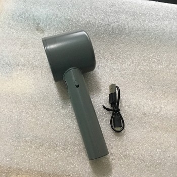 Quạt cầm tay mini 120 tốc độ,tiện lợi,cổng sạc Type C (màu xám ghi đậm)