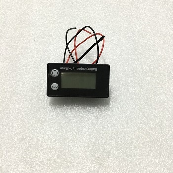 Vôn kế điện tử VOKTTA DC 8V-100V LifePO4 12V 24V 48V 6133A LCD (báo động màu trắng)