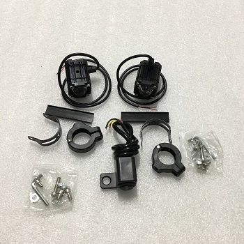 Đèn giao thông tự động tích hợp Mini W2 4 chế độ Phiên bản mới nhất 2024 (2 light + 1 left domino)