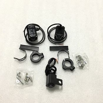 Đèn giao thông tự động tích hợp Mini W2 4 chế độ Phiên bản mới nhất 2024 (2 light + 1 left domino)