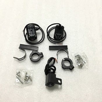 Đèn giao thông tự động tích hợp Mini W2 4 chế độ Phiên bản mới nhất 2024 (2 light + 1 left domino)