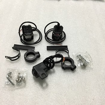 Đèn giao thông tự động tích hợp Mini W2 4 chế độ Phiên bản mới nhất 2024 (2 light + 1 left domino)