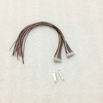 (2 bộ) Bộ dây - đầu jack nối JST XH2.54mm 10pin 300mm 26AWG