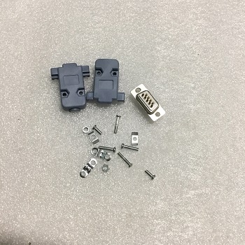 Ổ cắm đầu nối D-sub HSHELAN DB9, nối tiếp RS23, phích cắm COM có thể tháo rời Cổng COM 485 bảo vệ DB9(Male)