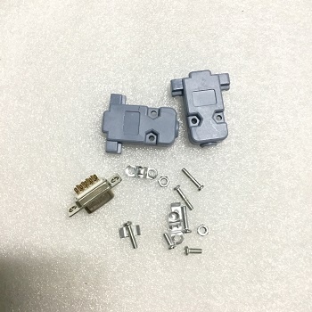 Ổ cắm đầu nối D-sub HSHELAN DB9, nối tiếp RS232,phích cắm COM có thể tháo rời Cổng COM 485 bảo vệ DB9 (Female)