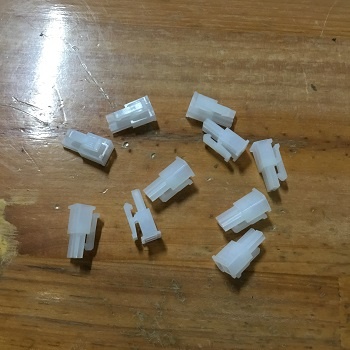(10 cái) Vỏ nhựa 5557 Đầu nối đực MX4.2mm hàng đơn 2P