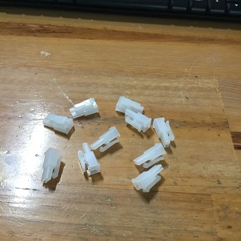 (10 cái) Vỏ nhựa 5557 Đầu nối đực MX4.2mm hàng đơn 2P