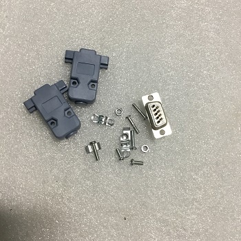 Ổ cắm đầu nối D-sub HSHELAN DB9, nối tiếp RS232,phích cắm COM có thể tháo rời Cổng COM 485 bảo vệ DB9 (Female)