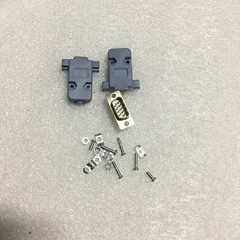 Ổ cắm đầu nối D-sub HSHELAN DB9, nối tiếp RS23, phích cắm COM có thể tháo rời Cổng COM 485 bảo vệ DB9(Male)