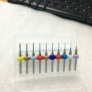 Hộp 10 mũi khoan PCB 0.3mm - 1.2mm