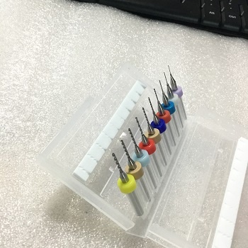 Hộp 10 mũi khoan PCB 0.3mm - 1.2mm
