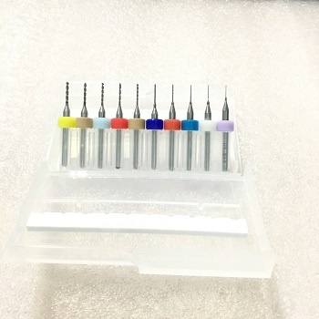 Hộp 10 mũi khoan PCB 0.3mm - 1.2mm