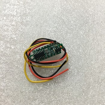 Vôn kế điện tử 3 dây 0.28 inch DC 0-100V (màu vàng)
