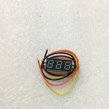 Vôn kế điện tử 3 dây 0.28 inch DC 0-100V (màu vàng)