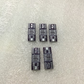 (5 cái) Bảng mạch chuyển đổi SOP8 SP16 (bản nâng cấp) - màu tím
