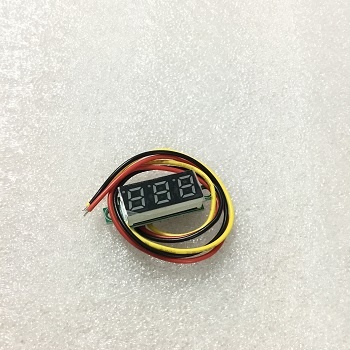 Vôn kế điện tử 3 dây 0.28 inch DC 0-100V (màu xanh dương)