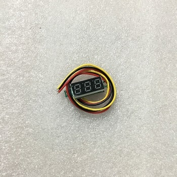 Vôn kế điện tử 3 dây 0.28 inch DC 0-100V (màu xanh dương)