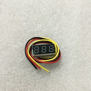 Vôn kế điện tử 3 dây 0.28 inch DC 0-100V (màu xanh lá)