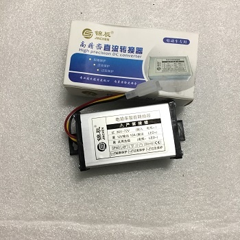Đổi nguồn 12V xe điện dùng 36-72V Jinchen